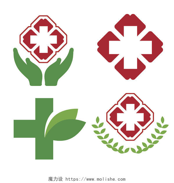 红十字医院logo图标志插画元素世界红十字日